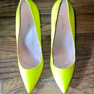 Lime Green heels size 12